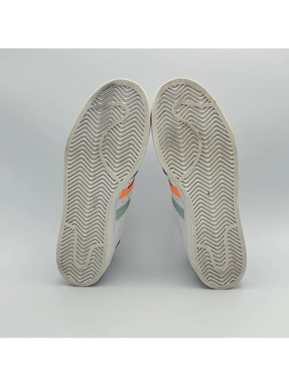 Adidas Superstar Sneakers Women’s White Orange Size 8.5 Shoes GW9783